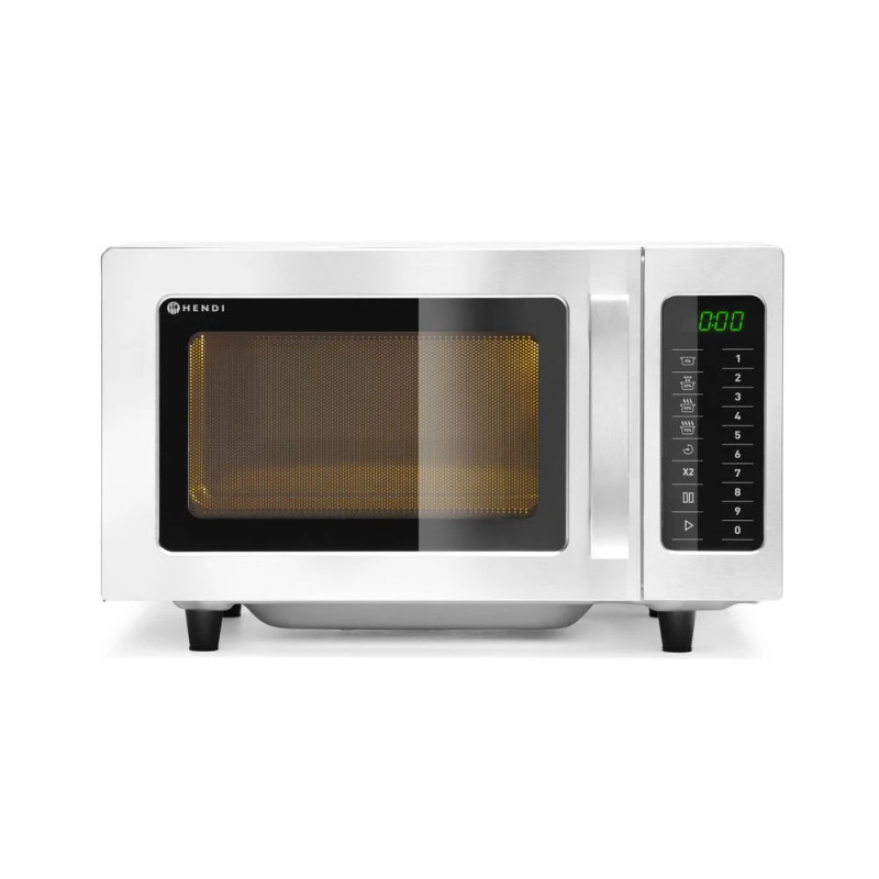 Mikrowelle programmierbar 1000W – Edelstahl, 509x572x306 mm | hendi