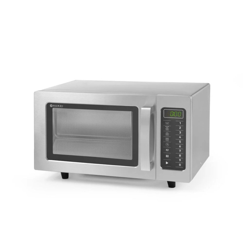 Mikrowelle programmierbar 1000W – Edelstahl, 509x572x306 mm | hendi