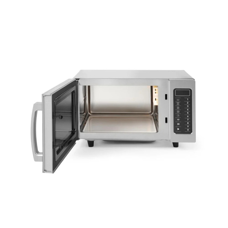 Mikrowelle programmierbar 1000W – Edelstahl, 509x572x306 mm | hendi