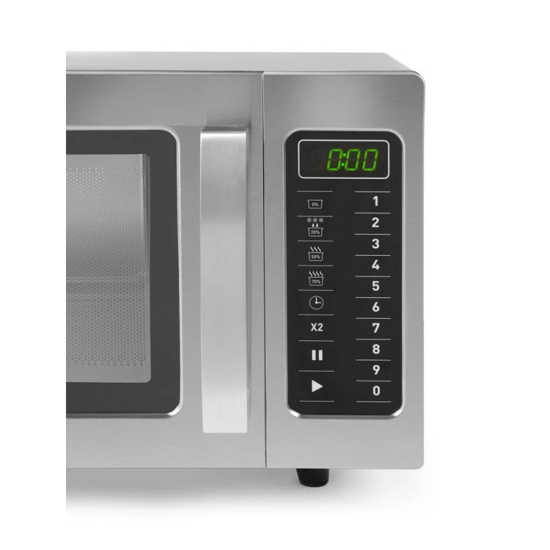 Mikrowelle programmierbar 1000W – Edelstahl, 509x572x306 mm | hendi
