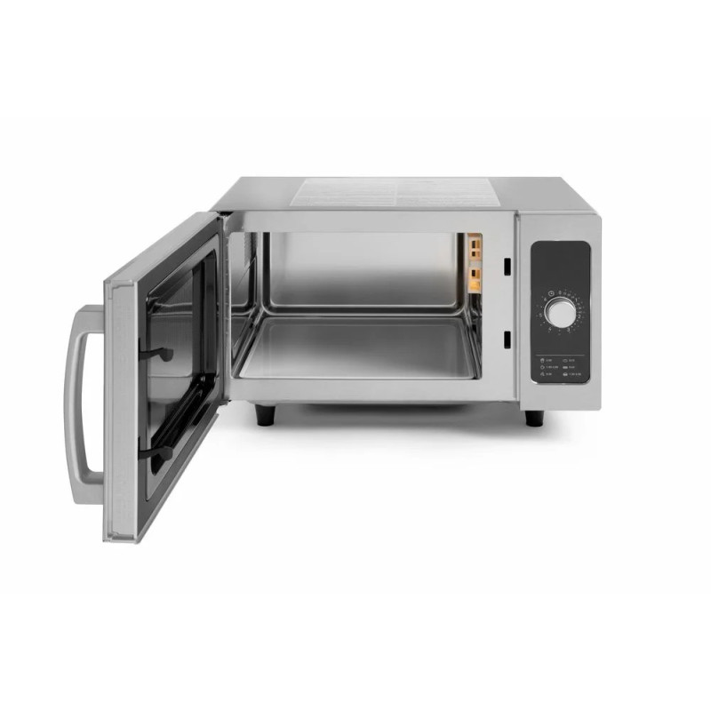 Mikrowelle 1000W mit Edelstahlgehäuse – Hendi | 430x515x308 mm
