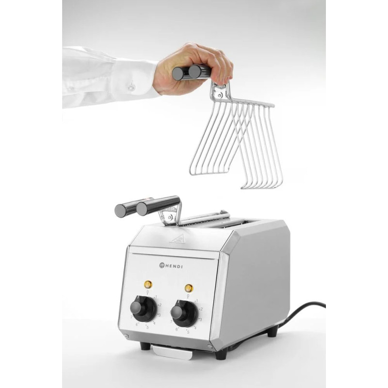 Sandwichtoaster mit 1200W Leistung – HENDI 485x215x270mm