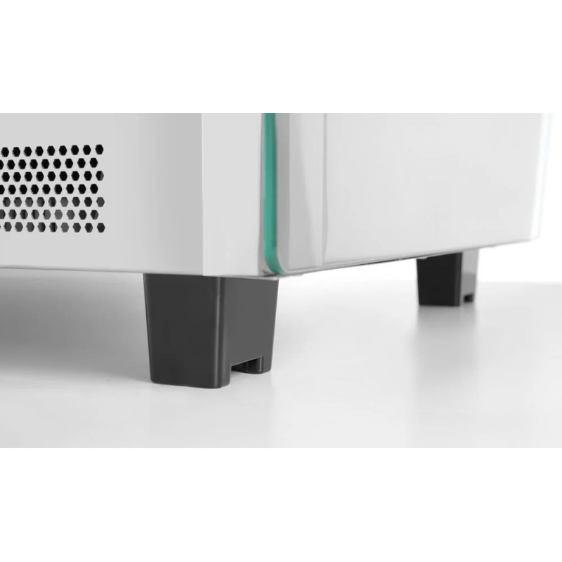 Vitrine de table chauffante 120L – acier inox | hendi