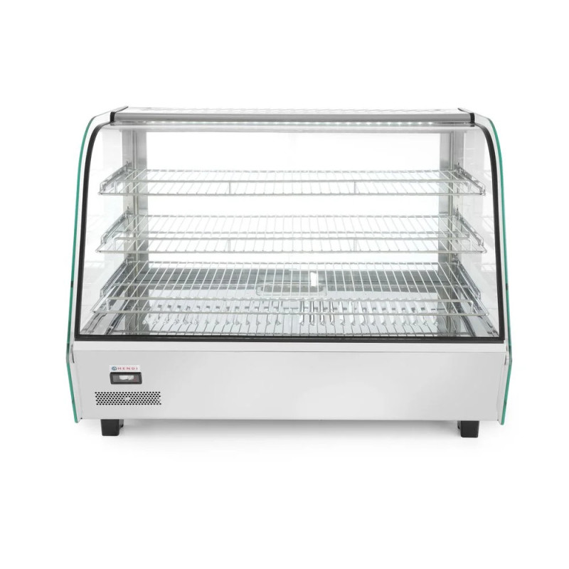 Beheiztes Thekendisplay 160L – Edelstahl, 1500W | hendi