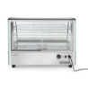 Vitrine de table chauffante 160L – acier inox | hendi