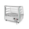 Vitrine de table chauffante 160L – acier inox | hendi