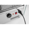 Vitrine de table chauffante 160L – acier inox | hendi
