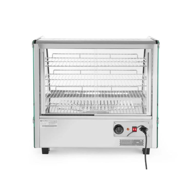 Beheiztes Thekendisplay 160L – Edelstahl, 1500W | hendi