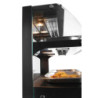 Vitrine chauffante deux niveaux inox – hendI | 650x485x630 mm