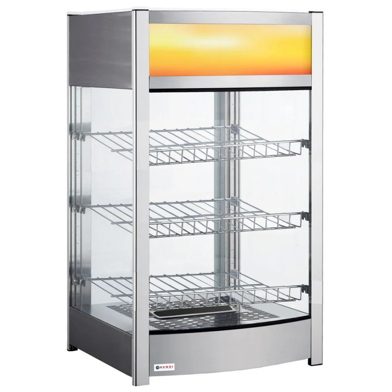 Warmhaltevitrine mit Digitalanzeige – hendi 467x460x785 mm
