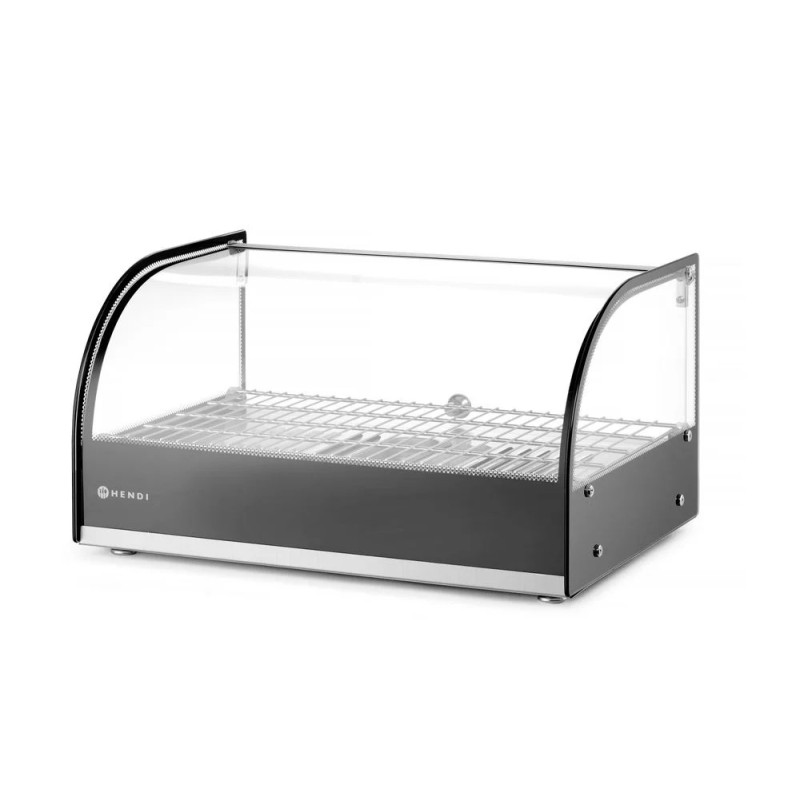 Beheiztes Thekendisplay – 800W Leistung, Edelstahl | hendi