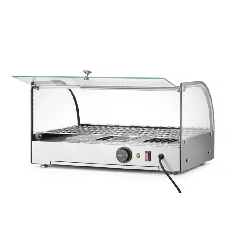 Beheiztes Thekendisplay – 800W Leistung, Edelstahl | hendi
