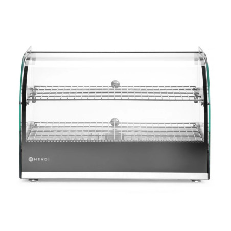 Vitrine chauffante 2 niveaux inox – maintien 90°C | hendi
