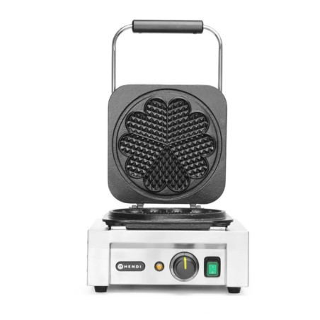 Waffeleisen Herz – 5-fach mit Thermostat | hendi