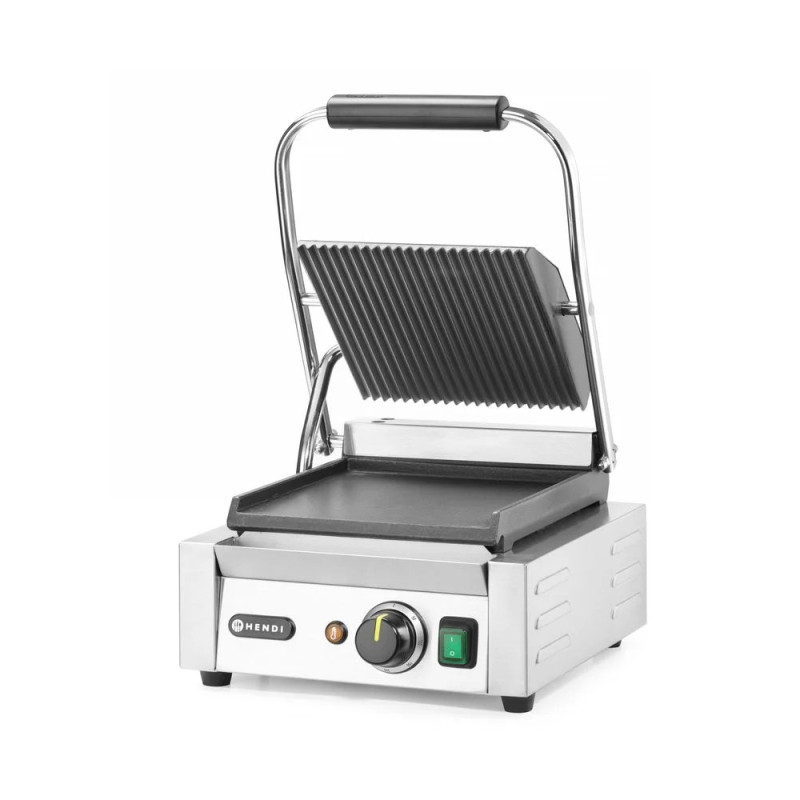 Grill de contact simple puissant – hendi 310x375x216 mm