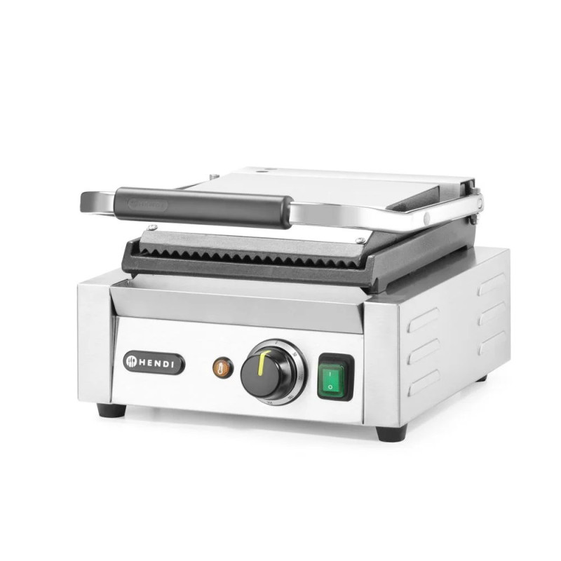 Grill de contact simple puissant – hendi 310x375x216 mm