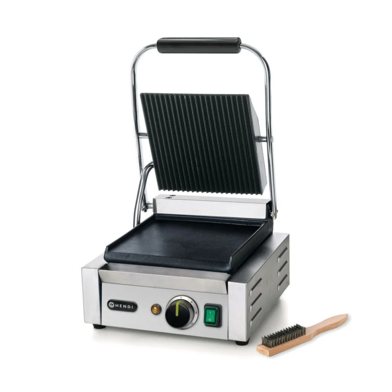 Grill de contact simple puissant – hendi 310x375x216 mm