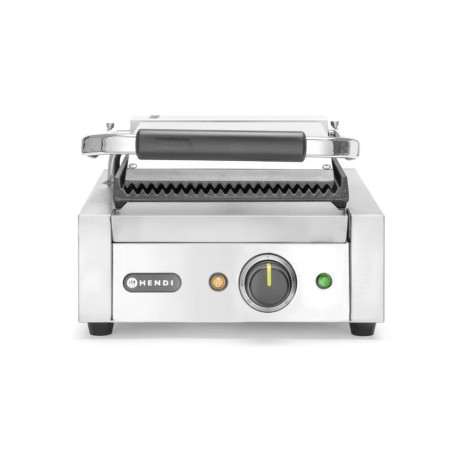 Kontaktgrill mit gerillten Platten – effizientes Grillen | hendi