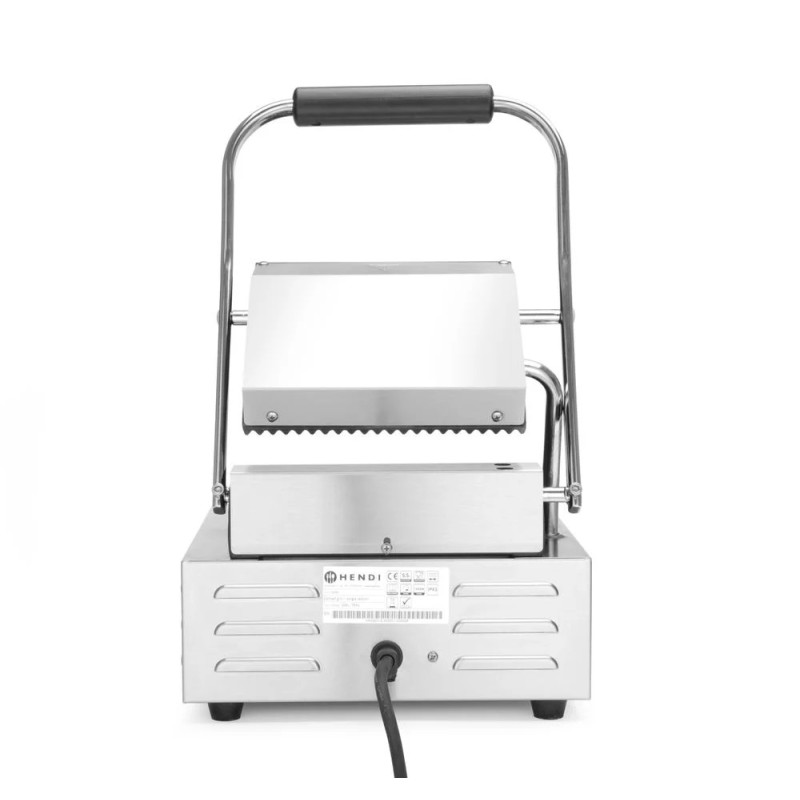 Kontaktgrill mit gerillten Platten – effizientes Grillen | hendi