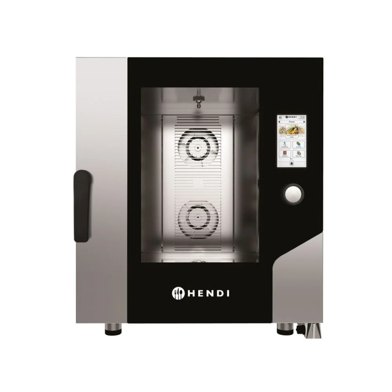 Konvektionsdampfgarer Touch 7 x GN 1/1 mit Touchscreen | hendi