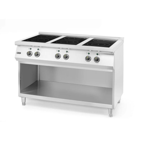 Induktionsherd mit 6 Kochfeldern – 25500W Leistung | hendi