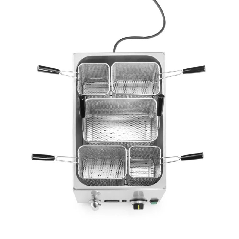 Pasta Cooker – 25L Capacity, Adjustable Temp | hendi