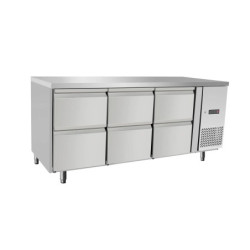 Kühltheke mit 6 Schubladen 1795x700x879 mm | arktic