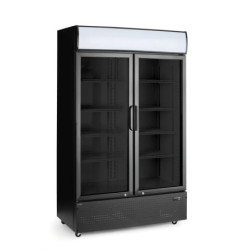 Armoire réfrigérée double porte avec caisson lumineux | arktic