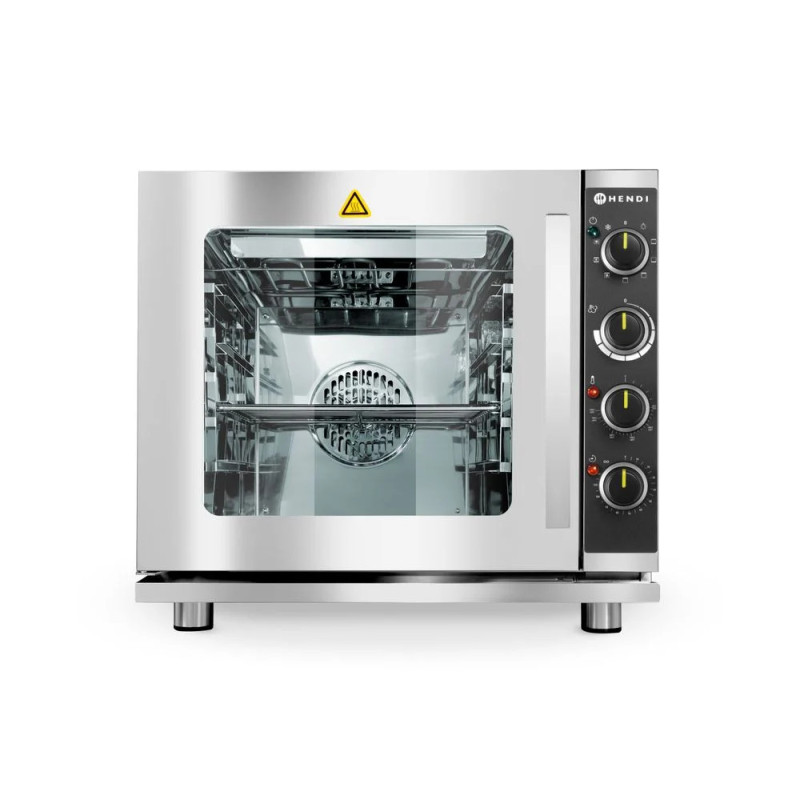 Umluft-Dampfgarer mit Grill 4x GN 2/3 – Edelstahl | hendi