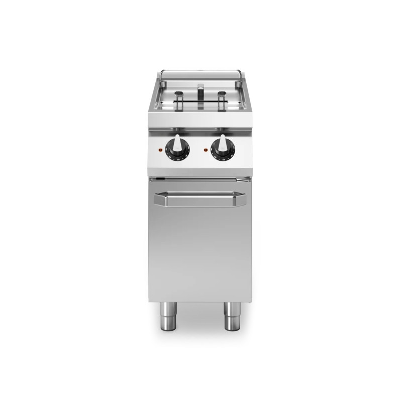 Friteuse électrique 2 cuves 8+8L sur placard | modular