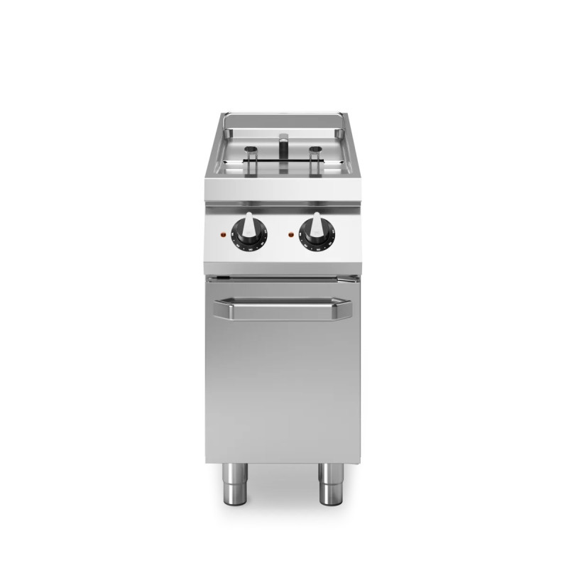 Friteuse électrique 2 cuves sur placard | modular