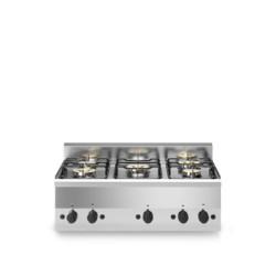 Fourneaux à gaz 2 brûleurs 900x600 mm | modular