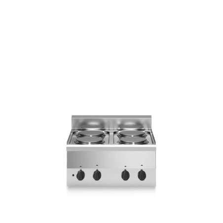 Elektrischer Herd mit 4 Kochplatten – robust & kompakt | modular