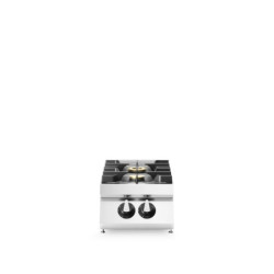 Fourneaux à gaz 2 brûleurs 400x730 mm | modular ROC 700