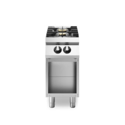 Fourneaux à gaz 2 brûleurs 400x730 mm | modular