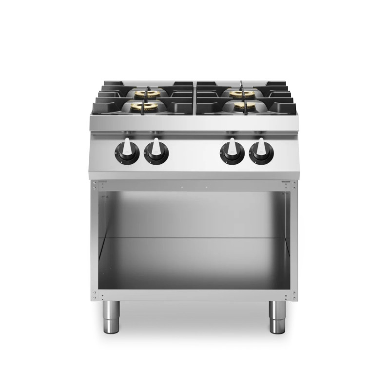 Fourneaux à gaz 4 brûleurs 800x730x870 mm | modular