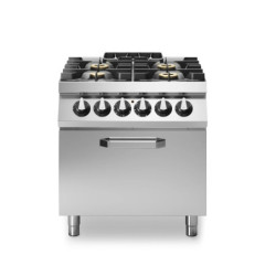 Gasherd 4 Brenner mit Elektrobackofen 800x730x870 | modular