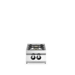 Fourneaux à gaz 2 brûleurs émaillés 400x730 mm | modular