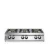 Gasherd 6 Brenner mit emaillierten Becken – modular 700