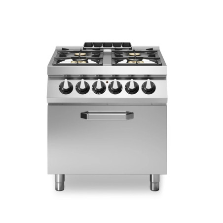 Gasherd 4 Brenner mit Elektrobackofen 800x730 mm | modular