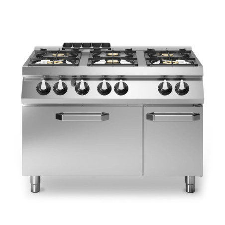 Gas Ranges 6 Burners with Oven 800x730x870 mm | modular