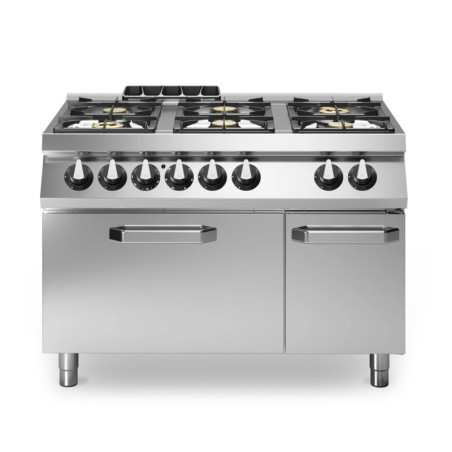 Gas Ranges 6 Burners with Static Oven 1200mm | modular