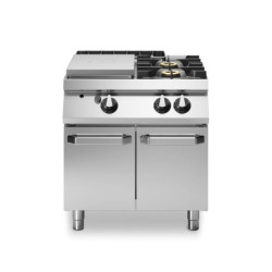Gas-Kochplatten 2 Brenner, Edelstahl | modular 700