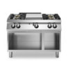 Gas-Kochfeld 4 Brenner, Edelstahl 1200x730 mm | modular