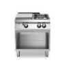 Gas-Kochplatte 2 Brenner, Edelstahl 800x730 mm | modular
