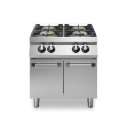Fourneaux à gaz 4 brûleurs 800x900 mm | modular