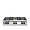 Gasherd 6 Brenner mit Edelstahlplatte 1200x900 mm | modular