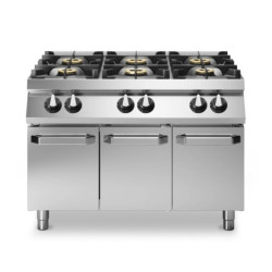 Fourneaux à gaz 6 brûleurs 1200x900 mm | modular