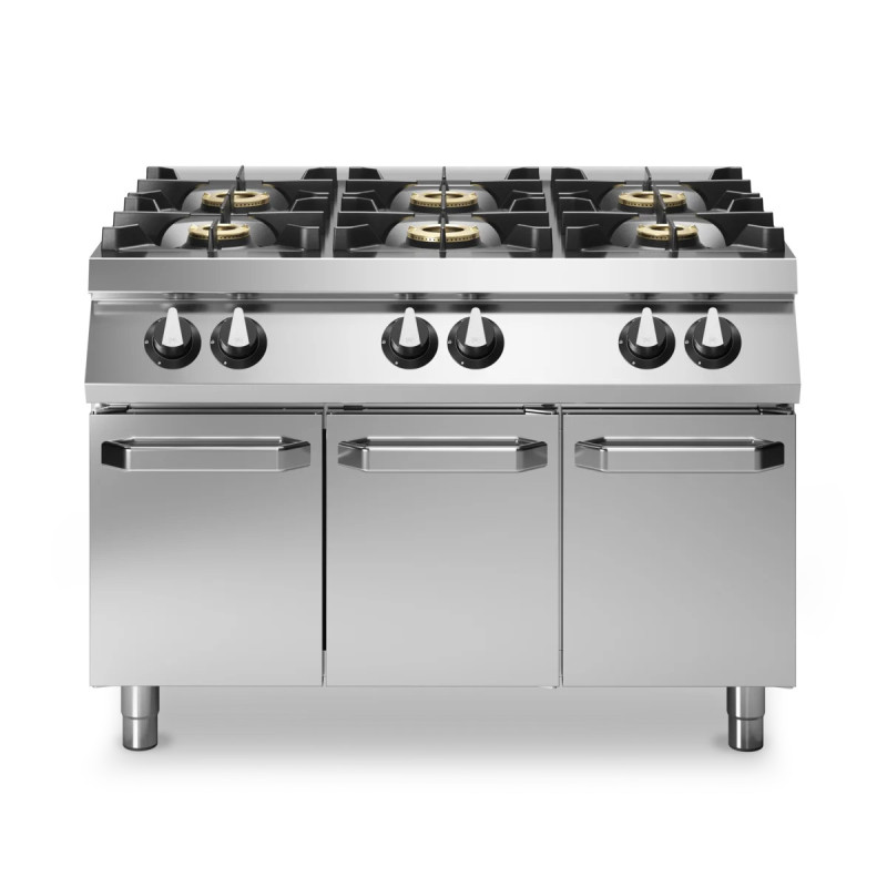 Gas Stove 6 Burners with Pressed Top – Modular ROC