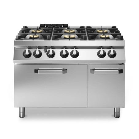 Fourneau gaz 6 brûleurs 1200x900 mm | modular ROC 900